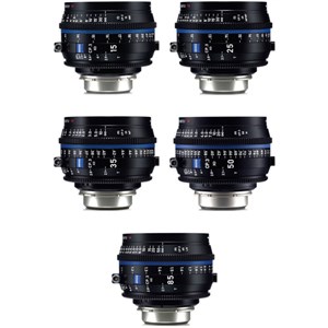 کیت لنز سینماییZEISS CP.3 XD 5-Lens Set (PL Mount)