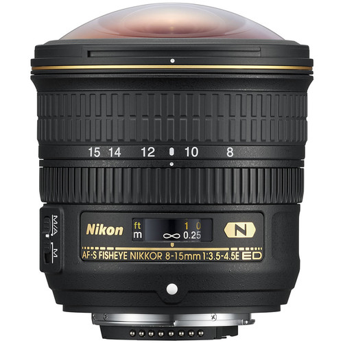 لنز ۸،۱۵ فیش آی نیکون | Nikon AF-S Fisheye NIKKOR 8-15mm f/3.5-4.5