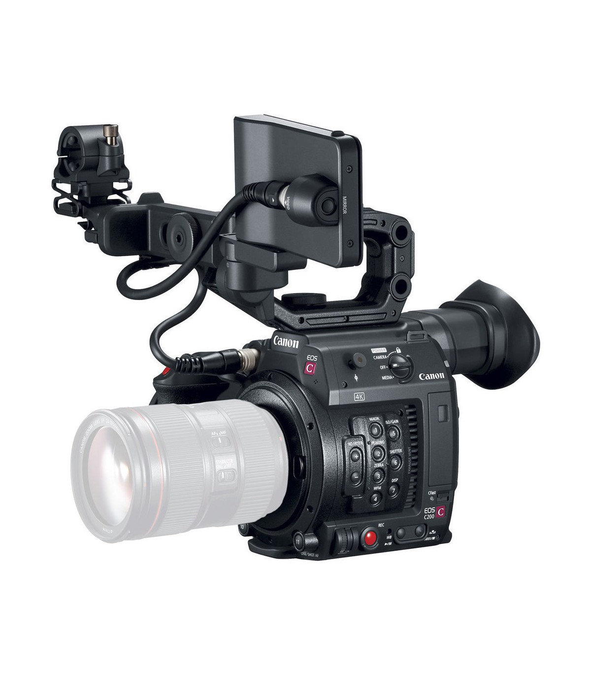 canon c200 viewfinder