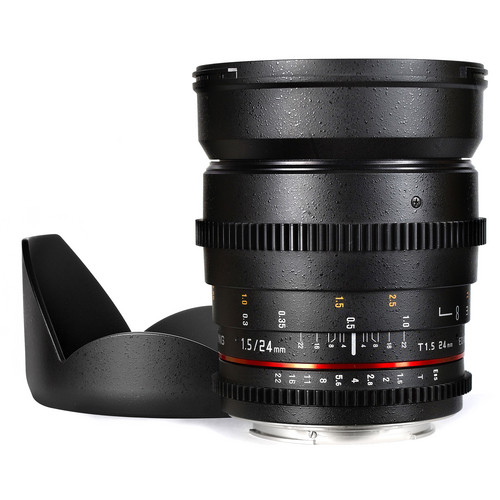 لنز ۲۴ سامیانگ سینمایی | Samyang 24mm T1.5 Cine Lens for Canon EF-Mount